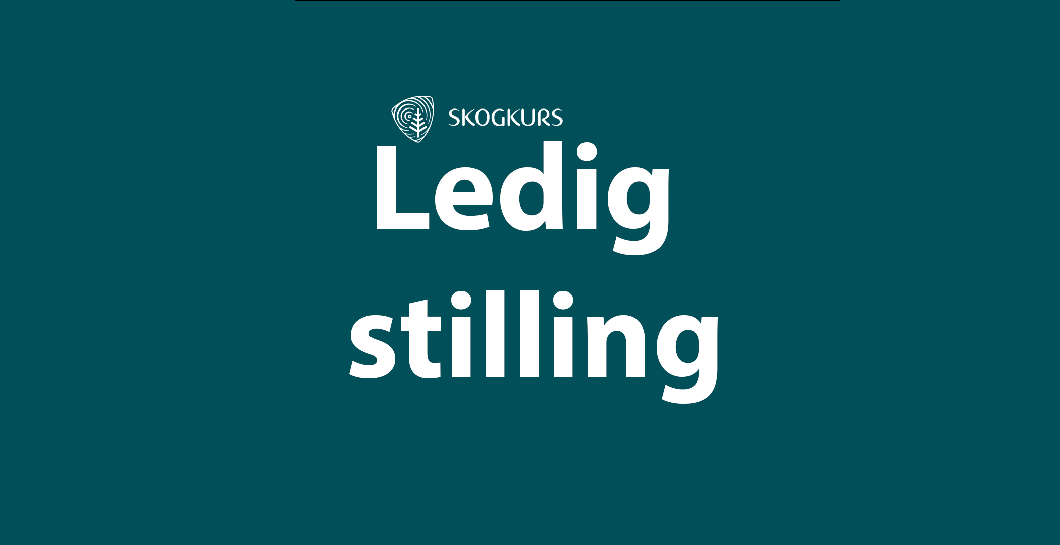 Ledig stil­ling – jakt og viltforvaltning