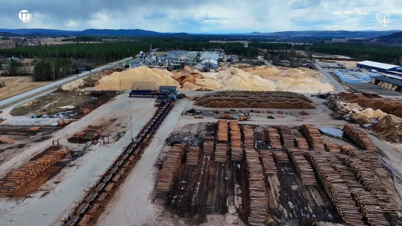 sagbruk sett fra lufta